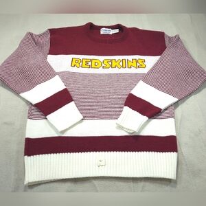 Vintage Washington Redskins Sweater Large 80s 90s Cliff Engle Joe Gibbs